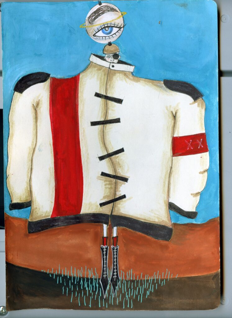 Real Skin Depression Coat